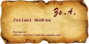 Zsilavi Andrea névjegykártya